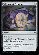 Talismã da Curiosidade / Talisman of Curiosity - Magic: The Gathering - MoxLand